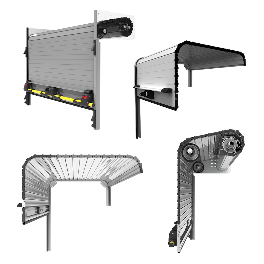 Rideaux aluminium MCD : une gamme complète pour véhicules spéciaux