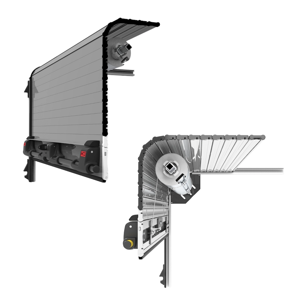 Rideau aluminium repliable sous le toit Alu30 MCD